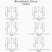 Light Blue Notch Lapel Check Suit