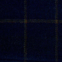 Navy W/Citrus windowpane