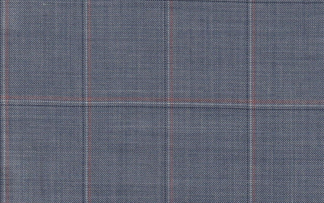 Blue Ash Grey Windowpane