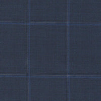 Light Navy Windowpane