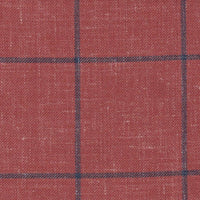 Light Red W/Blue Windowpane