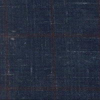 Navy W/Wine Windowpane