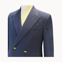Guabello K-Easy Double Breasted Jacket with Pure Bronze Buttons
