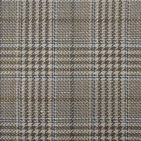 Mocha brown Glen Check W/Blue Windowpane