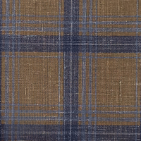 Ocher W/Blue Check