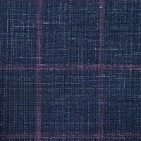 Navy W/Lavender Pink Check