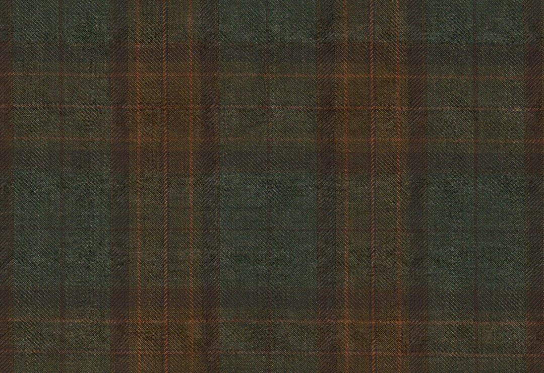 Olive W/Brown Check