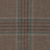 Medium Brown W/Green Check