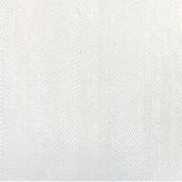Skinny White Herringbone
