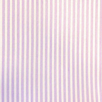 White W/Lavender Pink Chalk Stripe