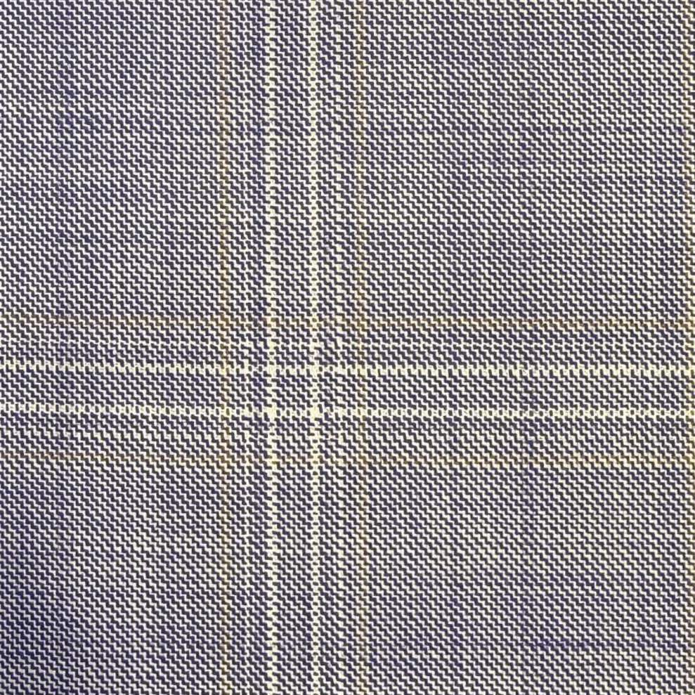Light Blue W/Yellow Check
