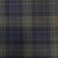 Navy W/Green Multi Check