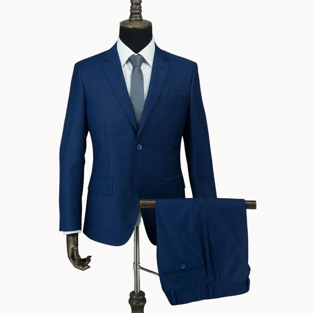 Solid Royal Blue Notch Lapel Suit
