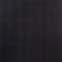 Dark Navy Mini Check