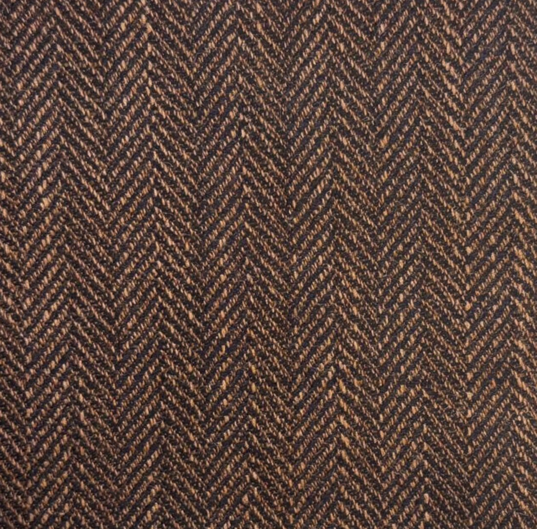 Brown Herringbone