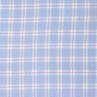 Sky Blue W/Purple Check