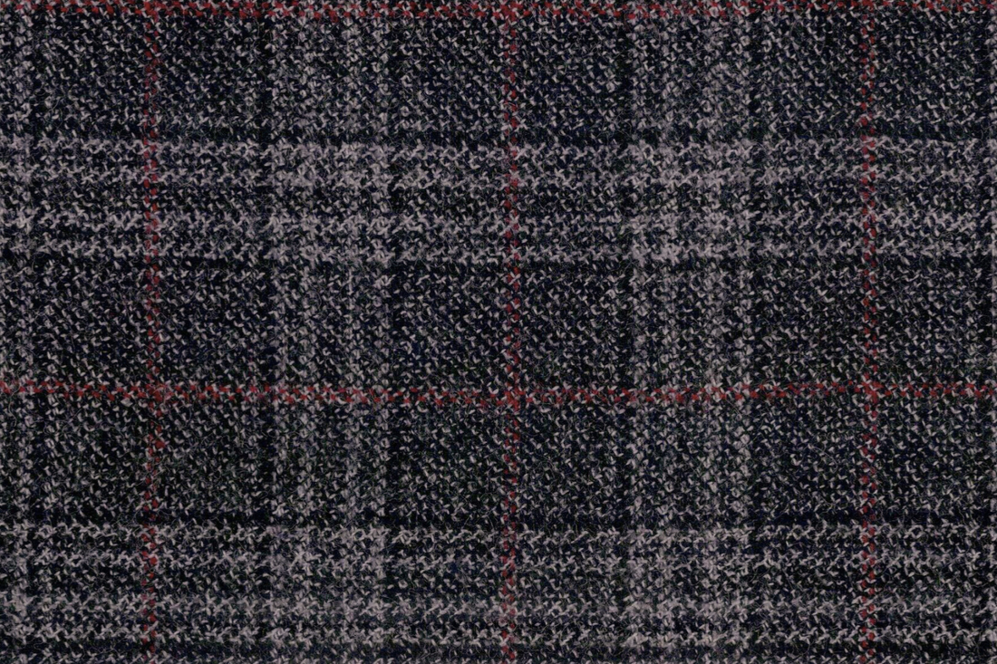 Medium Grey W/Red Check