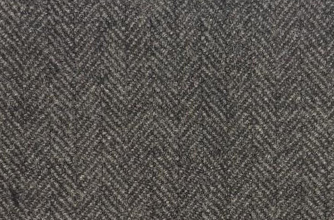 Medium Grey Herringbone