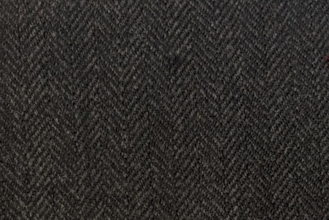 Dark Grey Herringbone