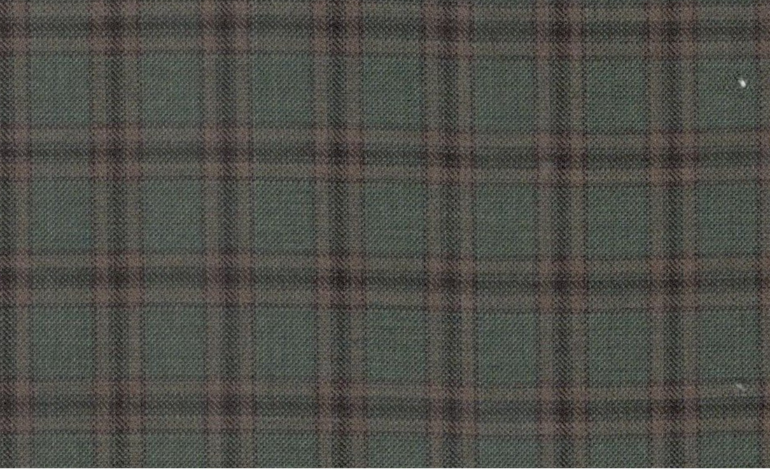 Olive W/Brown Windowpane