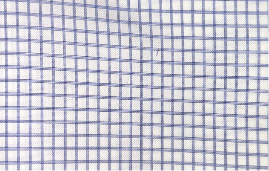Navy Mini Check
