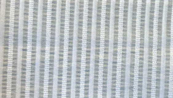 White W/Green Stripe