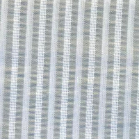 White W/Green Stripe